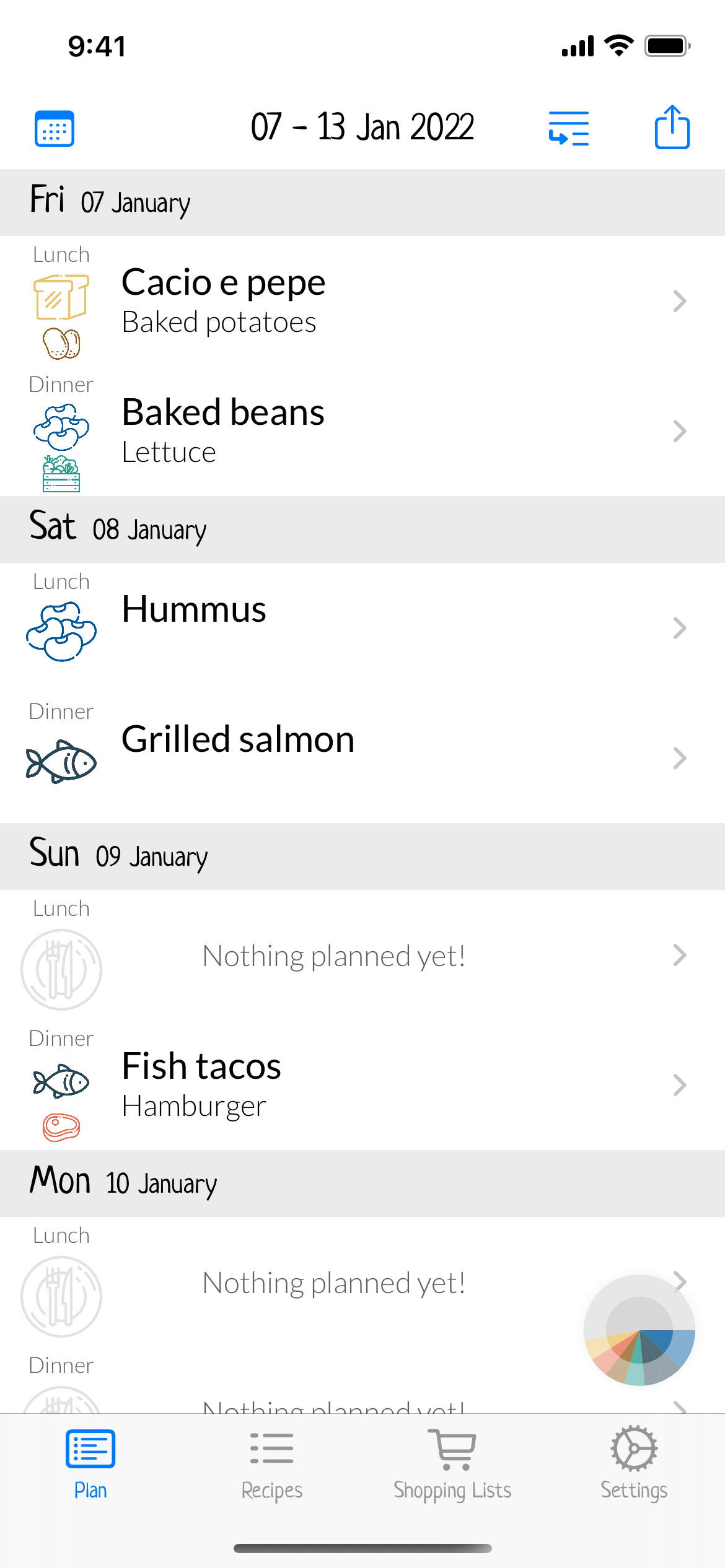Menu Plan - Meal Planning made easy